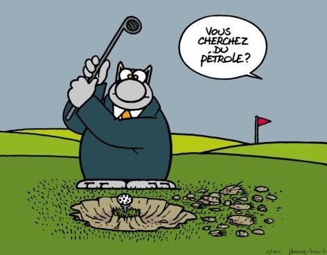 le chat pétrole